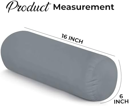 Utopia Bedding Bolster Pillow Inserts, 6x16 Neck roll Pillow, 2 Pack - Image 2
