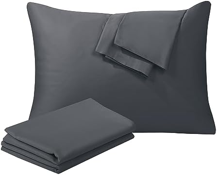 100% Egyptian Cotton Toddler Pillowcases Set of 2 by ShunjieHome