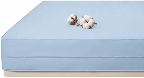 FAUNNA 100% Cotton Mattress Encasement Bed Bug Dust Mite Cover, Queen 12 by FAUNNA
