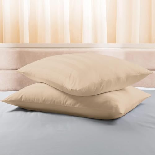 Toddler Pillow Protector Set of 4, 100% Egyptian Cotton Pillow Cases by ZaizaiHome