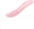 Massage Stones Guasha Roller Pink Jade Gemstone Meditation Healing Stick Stone by Windfulogo