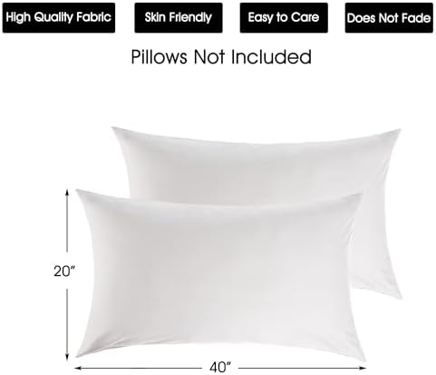 Cotton Pillow Protectors/Cases King Size - Image 2