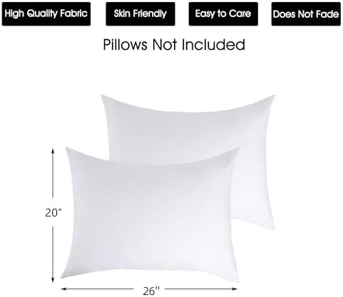 Cotton Pillow Protectors/Cases Standard Size - Image 2