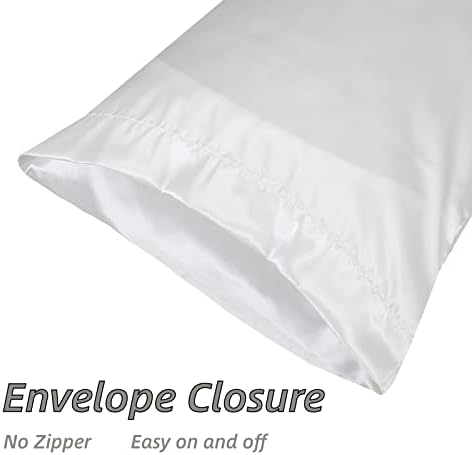 Satin Pillowcases Set of 2, Standard Size Cooling Pillow Cases - Image 7