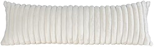 PANOD Super Soft Faux Fur Full Body Pillow Covers 21 X 54, Luxury Plush Coarse by PANOD