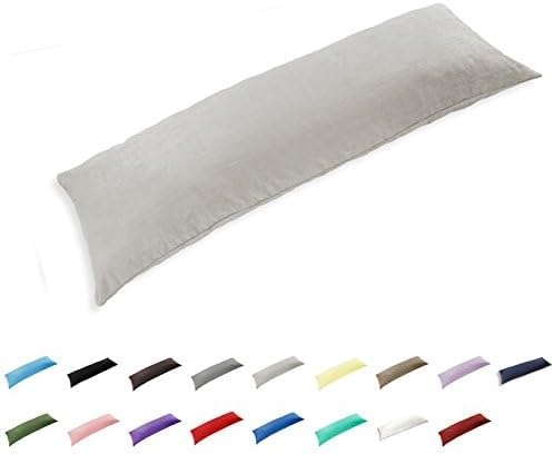 TAOSON 100% Cotton 300 Thread Count Body Pillow Cover Pillowcase Pillow - Image 2