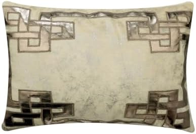 The HomeCentric Throw Lumbar Pillow Covers Ivory 12x16 inch Throw Oblong Pillows by TheHomeCentric
