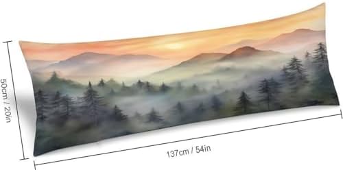 Foggy Mountain Body Pillow Cover Pillowcase - Image 2