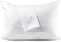 FAUNNA 600TC 100% Cotton Pillow Protectors, Body Size, 2 Pack by FAUNNA
