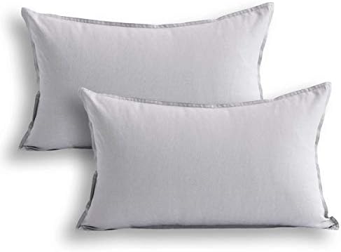Jeanerlor Cotton Linen Square Decorative Throw Pillow Case Cushion Cover by Jeanerlor