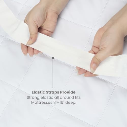Full Waterproof Bed Pad with Corner Straps - Image 6