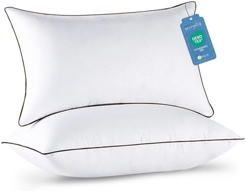 JOLLYVOGUE Soft Pillows Standard Size Set of 2, Cooling Pillow by JOLLYVOGUE