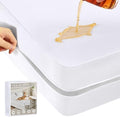 Mattress Encasement Twin XL Zippered Waterproof by QUWOU
