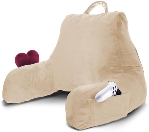 Nestl Reading Pillow for Bed, Back Pillow for Sitting Up in Bed by Nestl