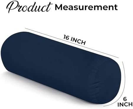 Utopia Bedding Bolster Pillow Inserts, 6x16 Neck roll Pillow, 2 Pack - Image 2