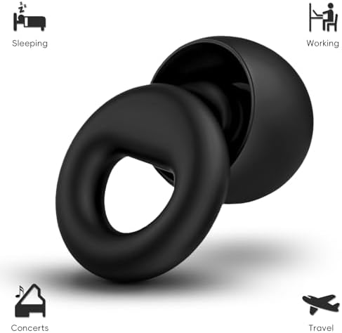 Noise Canceling Earplugs for Sleep and Concentration– New Flexible Earplugs for - Image 2