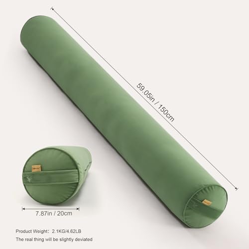 Body Pillow for Adults, Long Round Pillow, Big Cylindrical Pillow, Large Full - Image 2