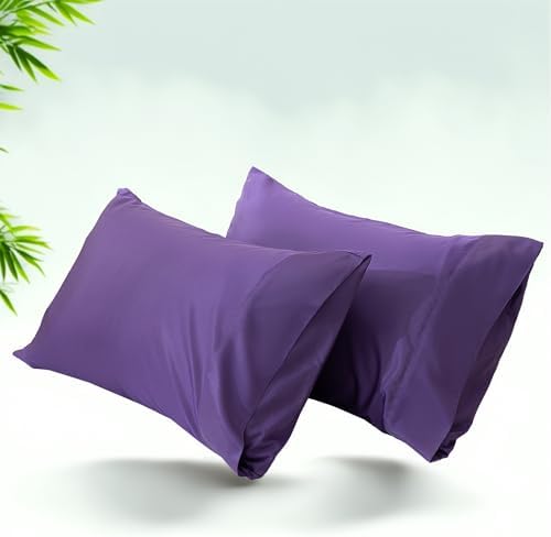 TELUS Pillow Cases Queen Size 2 Pack, Bamboo Rayon Pillowcase by TELUS
