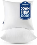 MIULEE 28x28 Euro Pillow Inserts 2 Pack, Throw Pillows by MIULEE