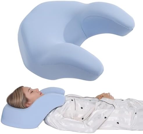 ROYALAY Back Sleeping Training Pillow, Memory Foam Beauty Pillow by ROYALAY