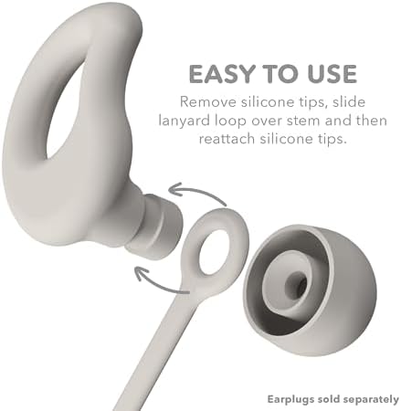 CURVD Earplug Lanyard, Soft Durable Flexible Silicone Cord Lanyards - Image 3