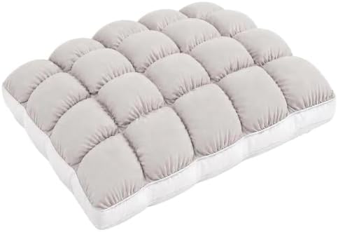 Marshmallow Pillow Grid Breathable Soft Cloud Supportive Sleeping - Image 6