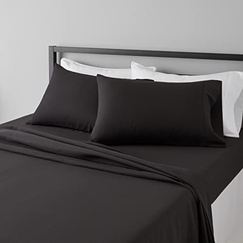 Amazon Basics Lightweight Super Soft Easy Care Breathable Microfiber 4-Piece by AmazonBasics