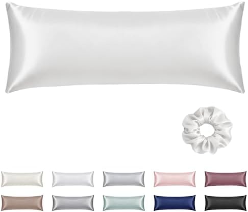 Vielit Satin Body Pillow Pillowcase 1pc, Silky Body Pillow Cover Similar to by Vielit