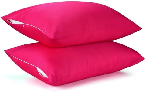 400 Thread Count Cotton Pillow Case Queen by BestSeason