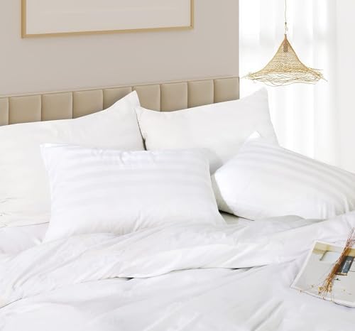 Standard Pillow Cases 4 Pcs, 100% Egyptian Cotton 400 Thread Count Sateen Weave - Image 7