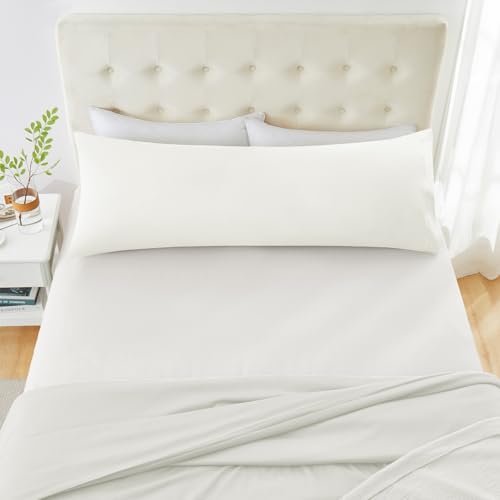 MILVOWOC Brushed Microfiber Body Pillowcases, 20 x 55 Inch - Image 4