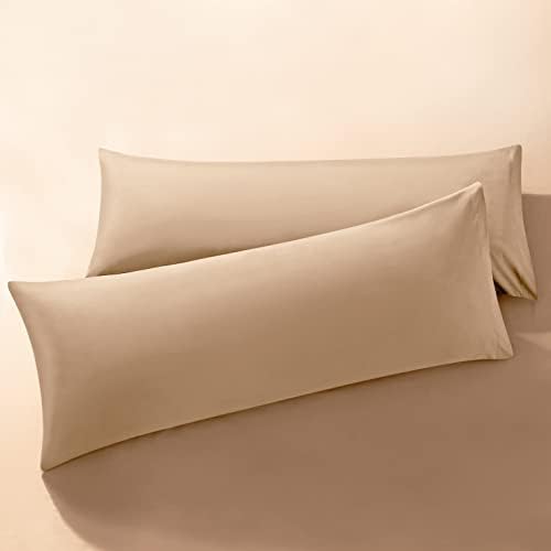 MILVOWOC Brushed Microfiber Body Pillowcases, 20x60 Inch by MILVOWOC