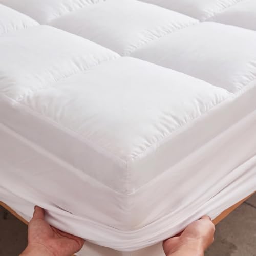 Mattress Pad - Soft and Breathable Mattress Protector Cover - Pillow Topper - Image 6