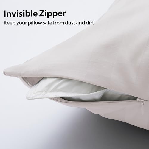 100% Cotton Zippered Body Pillow Protectors 1 Pack - Image 5