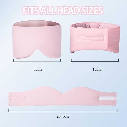 Reversible Warm & Cool Sleep Mask Wrap-Around Blackout Eye Masks - Image 5