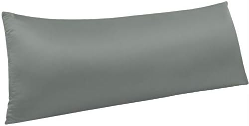 NTBAY Body Satin Pillowcase, Dark Grey by NTBAY