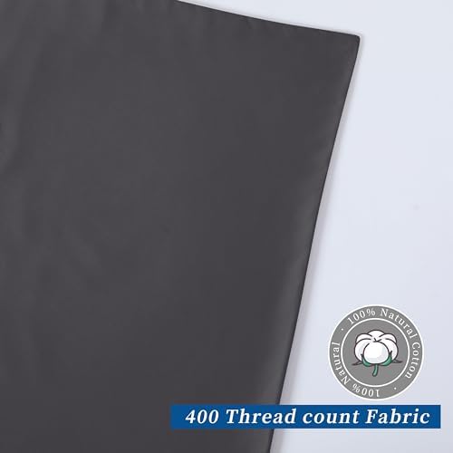 King Size Pillow Protector Set of 2, 100% Egyptian Cotton Pillow Cases - Image 6