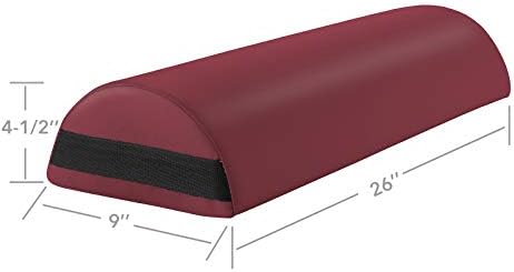 Saloniture Jumbo Half Round Massage Table Bolster Under-Knee Pillow Pad - Image 4