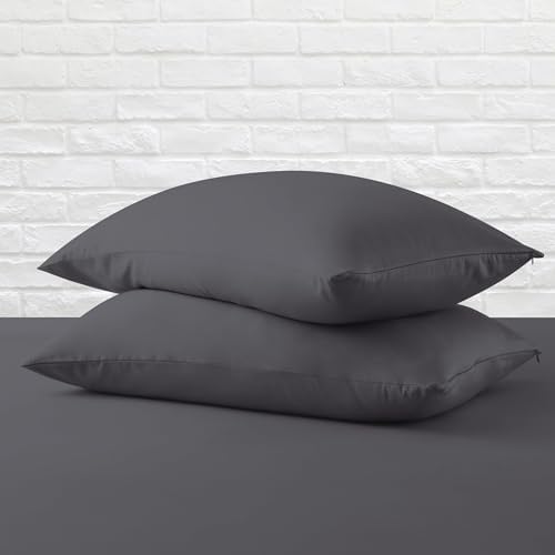 Pillow Cases Standard Size 4 Pcs, 100% Egyptian Cotton 400 Thread Count Sateen - Image 2