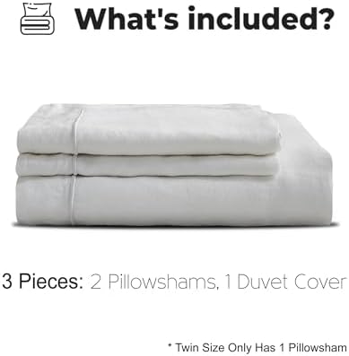 Simple&Opulence 100% French Linen Duvet Cover Set - Image 5