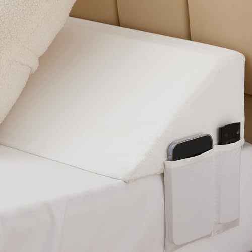 Bedluxe Queen Bed Wedge Pillow for Headboard, Fill The Gap - Image 2