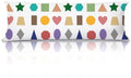 Boho Colorful Shapes 20x54 Body Pillow Cover, Nursery Decor by Unknown
