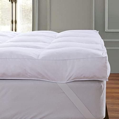 QUEEN ROSE Full Size Mattress Topper, Extra Soft Pillow Top Mattress Topper Full by QUEENROSE