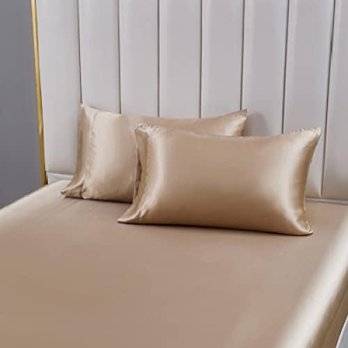 Satin Pillowcases Set of 2, Queen Size Cooling Pillow Cases - Image 7