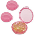 UHOUSE Small Pill Box, Daily Mini Pill Organizer Portable by UHOUSE