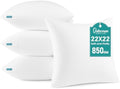 Oubonun 22 x 22 Throw Pillow Inserts Set of 4 by Oubonun