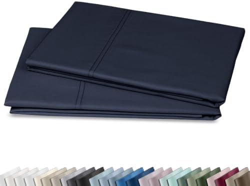 California Design Den 600 TC Set of 2 Pillow Cases King, Midnight Blue by CaliforniaDesignDen