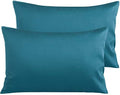 NTBAY Queen Egyptian Cotton Sateen Pillowcases, Slate Blue by NTBAY