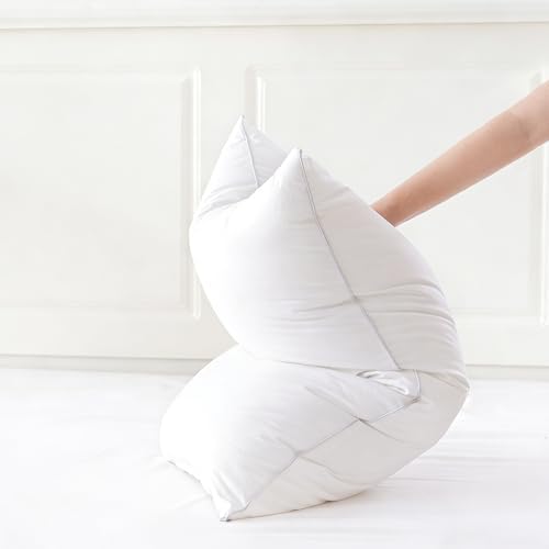 Oubonun 30"x30" Throw Pillow Insert – 100% Cotton Cover, Plush and Supportive - Image 7