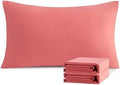 NTBAY Microfiber King Pillowcases, 2 Pack, 20 x 36, Coral Pink by NTBAY